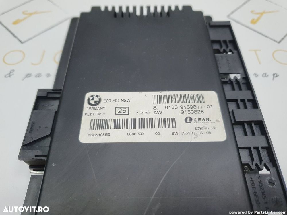 Calculator lumini BMW 3 V (E90) [ 2004 - 2012 ] 6135915981101 OEM 9159826 - 4