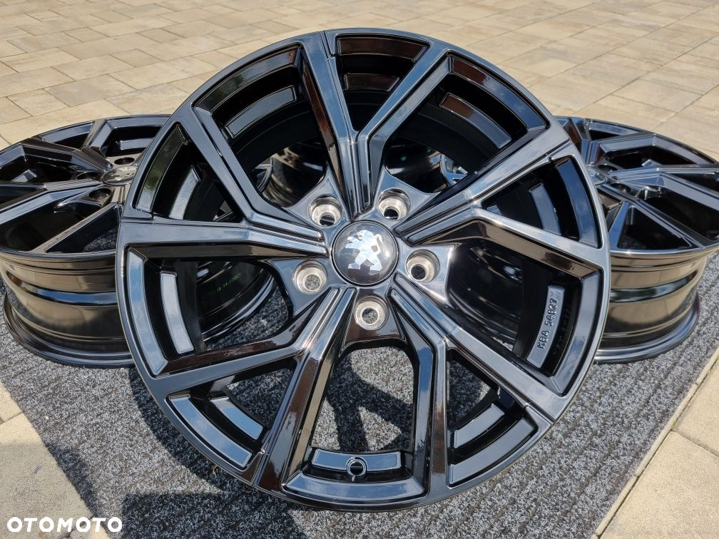 Peugeot 16 " Felgi aluminiowe nowe 5x108 308 Partner 508 Rifter Czarna - 6