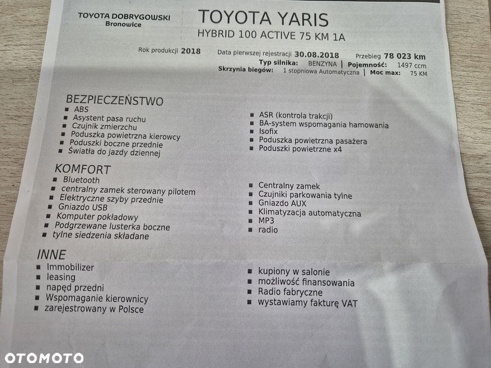 Toyota Yaris Hybrid 100 Active EU6 - 9