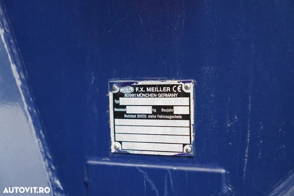 MAN TGA 33.350 / 6x4 / BASCUNĂ / BASCUNĂ HIDRODOXICĂ / MEILLER KIPPER / BORDMATIC / MANUALĂ / IMPORTATĂ - 27