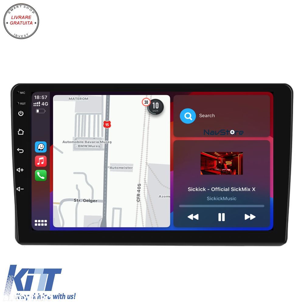 Navigatie Dedicata Peugeot 308 (2013 - 2017), 9Inch, 8Gb Ram, 256Gb Stocare, Carpl- livrare gratuita - 3