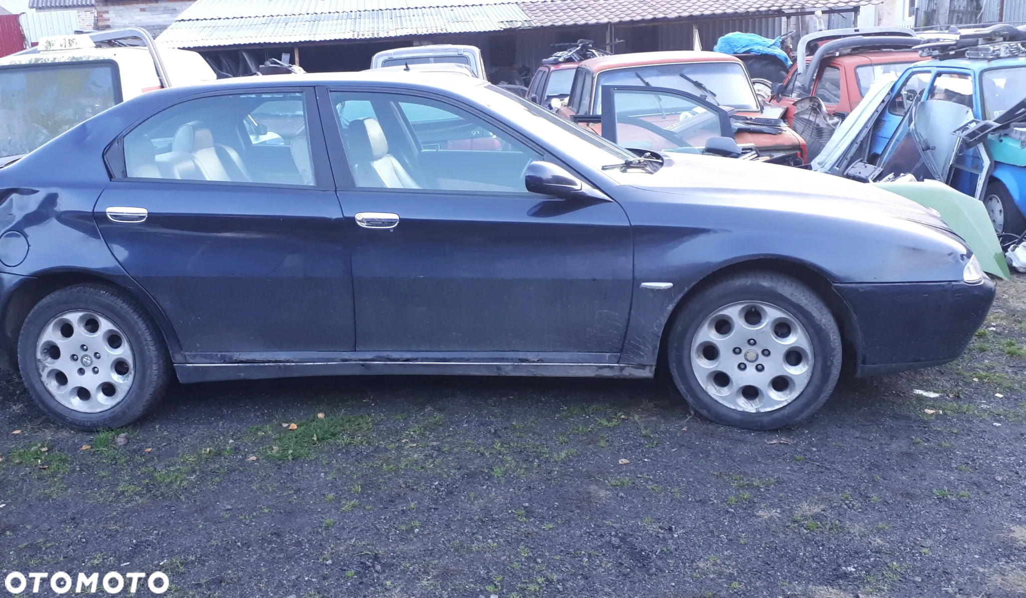 ALFA 166 164 FOTELE kompl Przód + tył SKÓRA boczki - 15