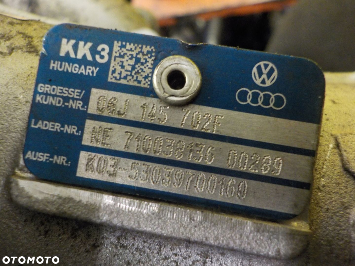 SUPERB II A3 GOLF 1.8 TSI 13r 160KM CDA turbina turbosprezarka 06J145702F - 6