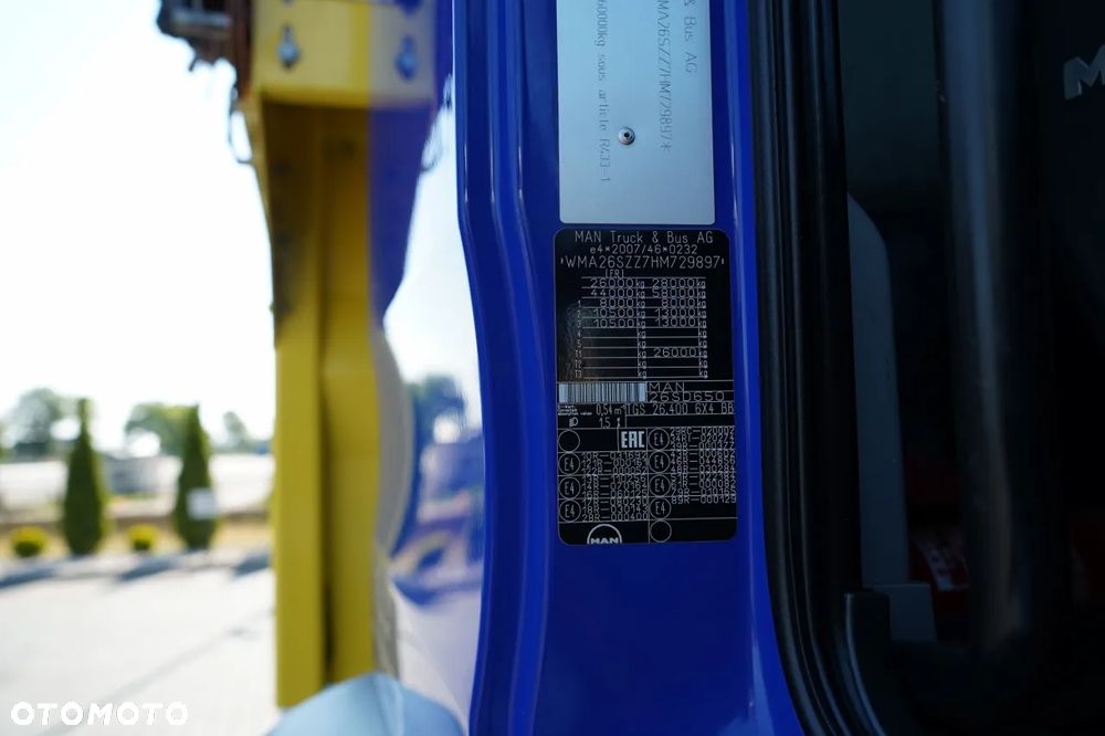 MAN TGS 26.400 / 6x4 / WYWROTKA / HYDROBURTA / HYDROKLAPA / NAVI / SPROWADZONY - - 35