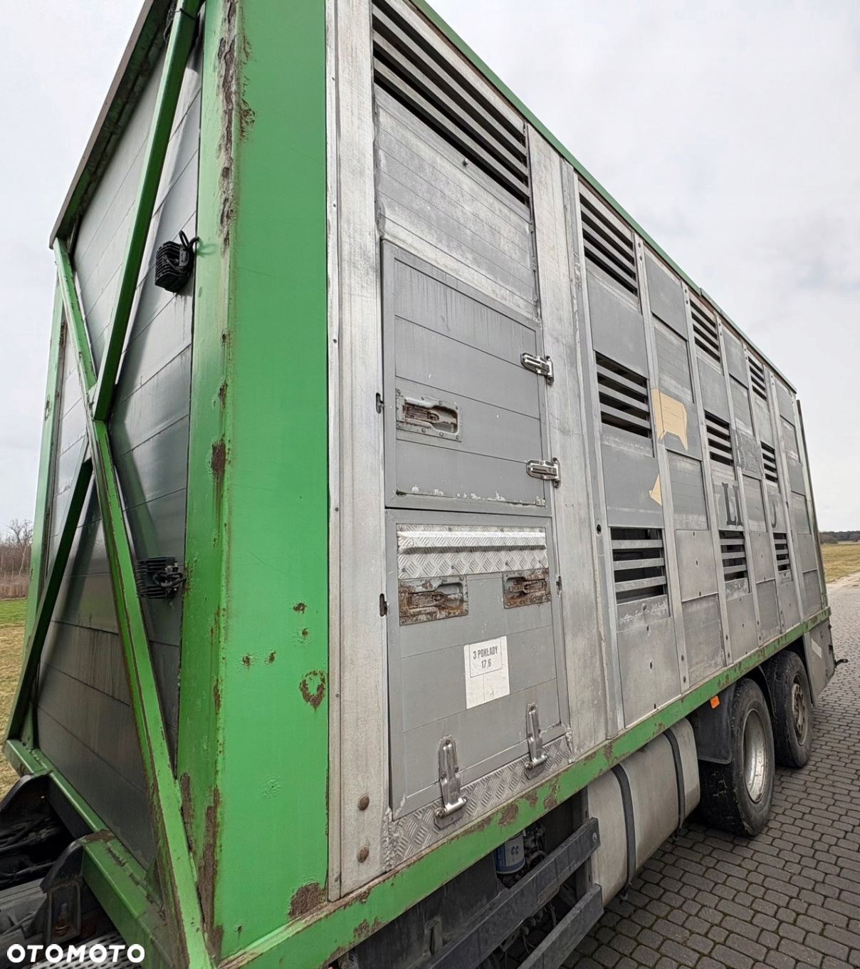 Mercedes Man Daf Scania Zabudowa do Żywca zwierząt bydła świń - 2