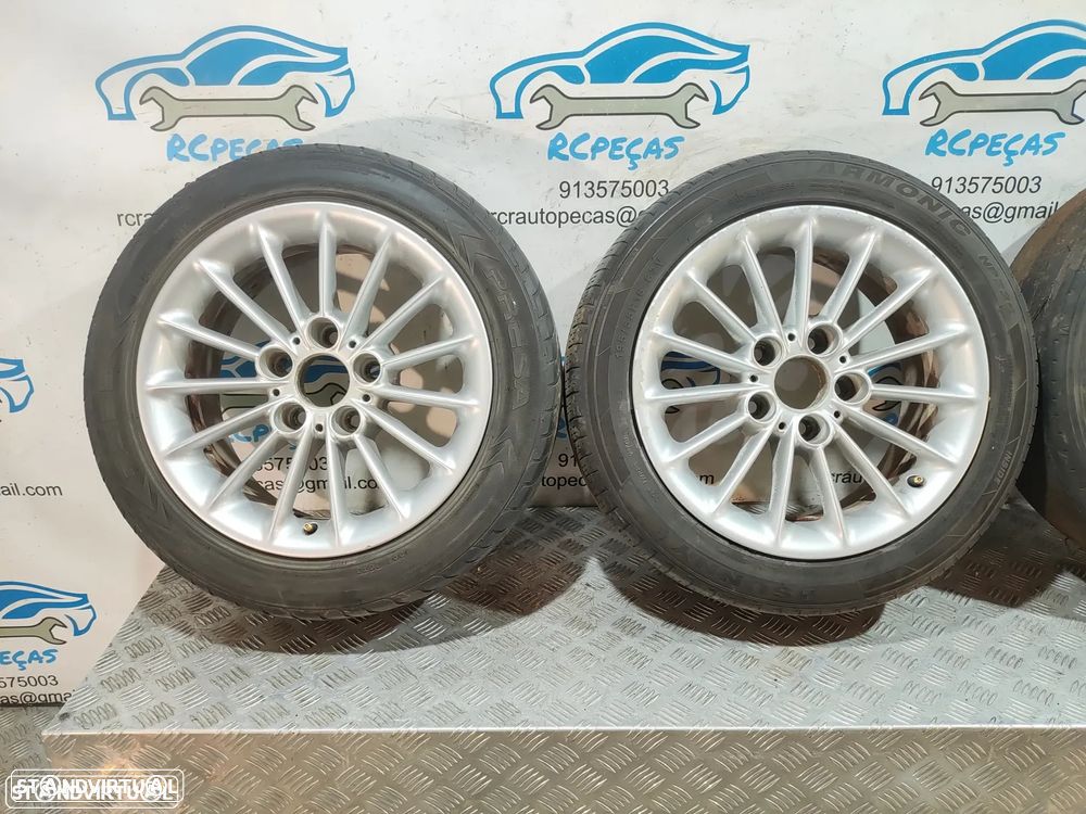 - Jantes 16" BMW Serie 5 - E39 - ORIGINAIS - 7J | ET20 | 5x120 - 16 Polegadas | 36111095441 | 1095441 | Jante | 5 x 120 | 205 55 16 | Pneus - 4