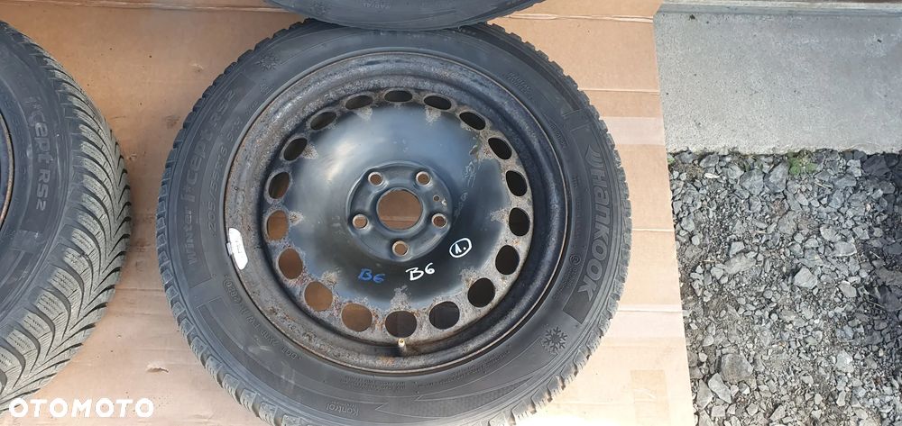 Felga stalowa komplet z oponami VW 5x112 16" ET42 6,5J VW Passat B6 3C0601027H - 2