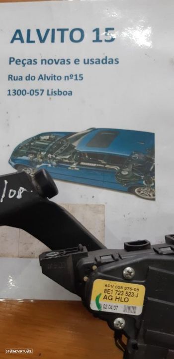 Pedal de Acelerador Audi  A-4,  S4 2005/08 - 1