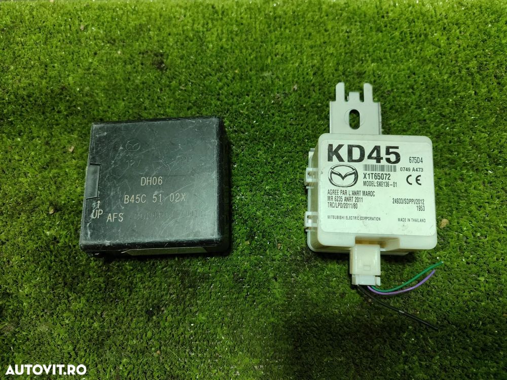 MODUL KEYLESS + MODUL LUMINI MAZDA 3 2.2 DIESEL 2015 HATCHBACK / 2014-2018 COD OEM X1T65072 / KD45675D4 / B45C5102X - 1