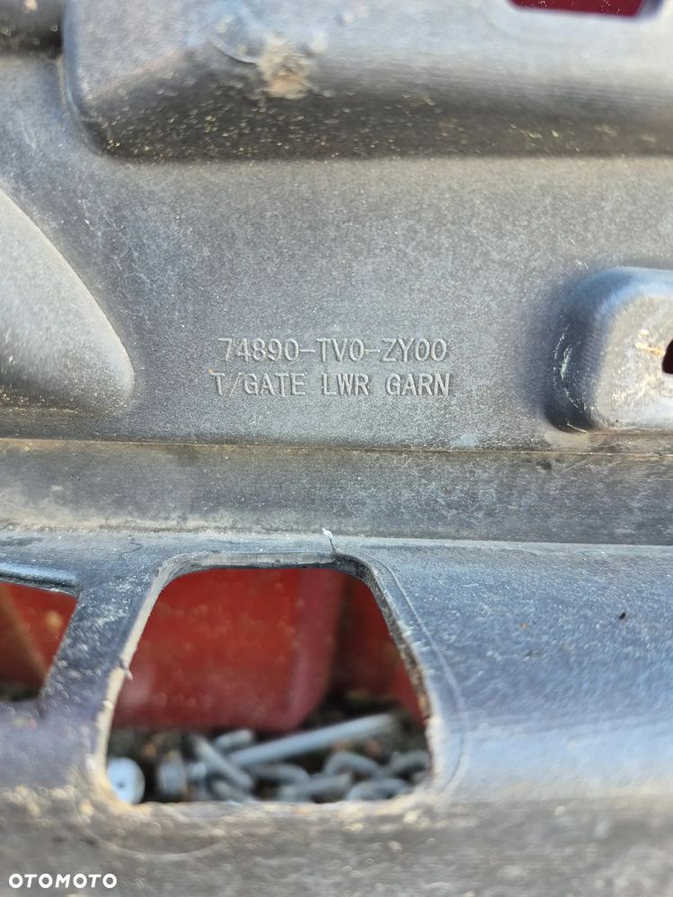 Honda Civic IX lift nakładka na klapę blenda 74890-TV0-ZY00 - 7