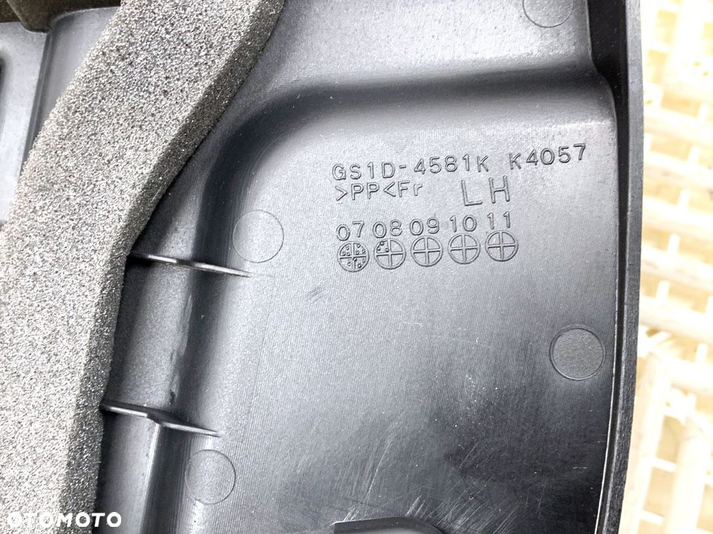 BOCZEK DRZWI LEWY PRZÓD  MAZDA 6 Kombi (GH) 2007 - 2013 2.0 MZR-CD (GH14) 103 kW [140 KM] olej - 4