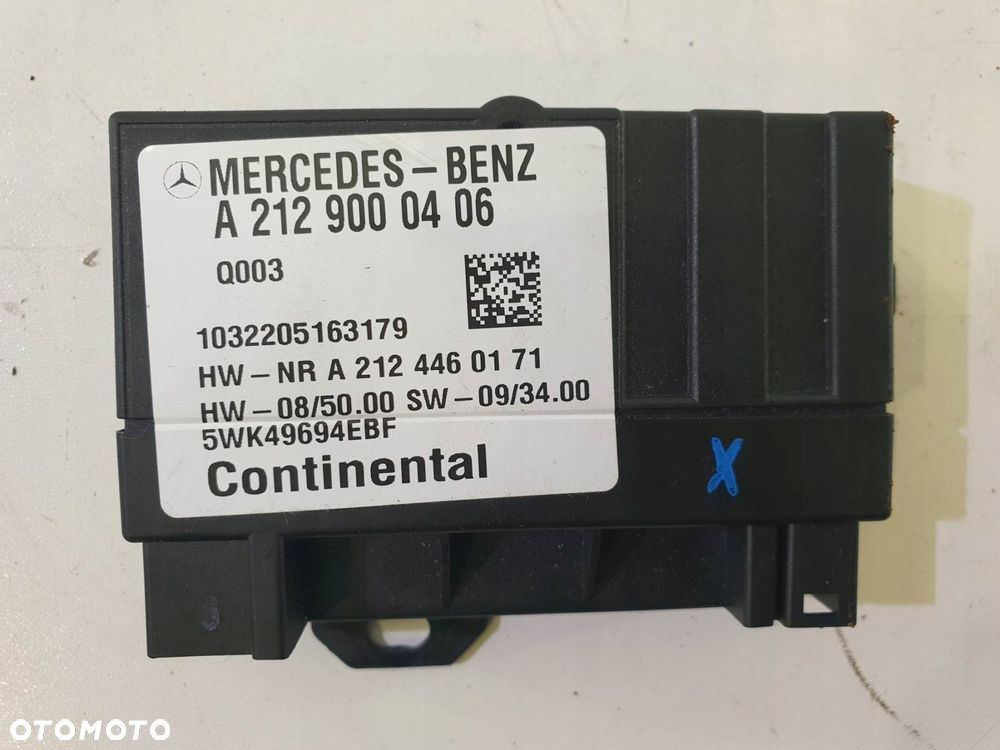 mercedes w212 sterownik pompy a2129000406 - 1