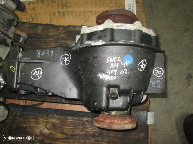 Diferencial 01R525053E AUDI A4 2002 2,5TDI 4X4 TRAS AUDI A4 B6 2003 2.5TDI 4X4 180CV 4P PRETO TRAS - 1