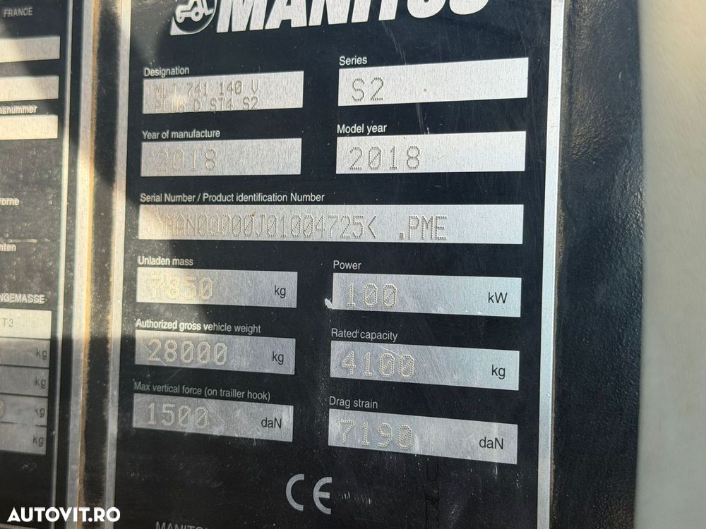 Manitou MLT 741-140 Incarcator Telescopic - 9