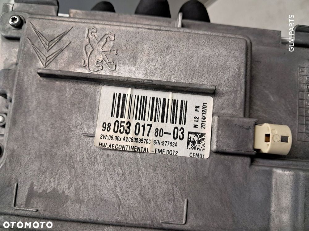 peugeot 2008 208 radio + monitor wyświetlacz tablet komplet 9805301780 - 11
