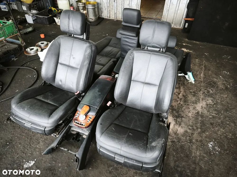 MERCEDES S-KLASA W221 08r FOTELE KANAPA BOCZKI SKÓRA MONITORY EUROPA - 4