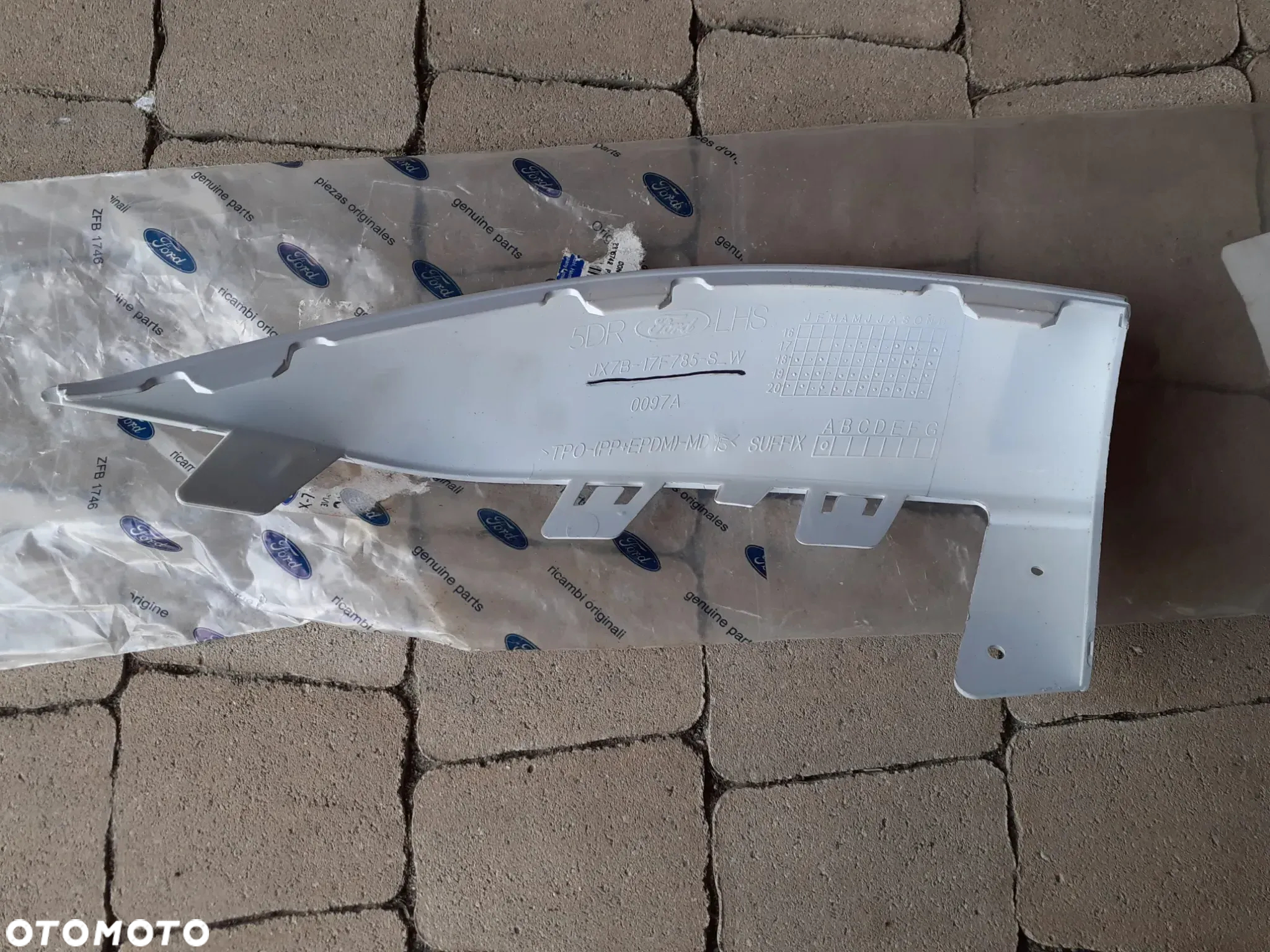 FORD FOCUS MK4 ST-line 18- DOKŁADKA ZDERZAKA TYLNEGO LEWA  NOWA ORYGINAŁ JX7B-17F785 WYSYŁKA 24h - 3
