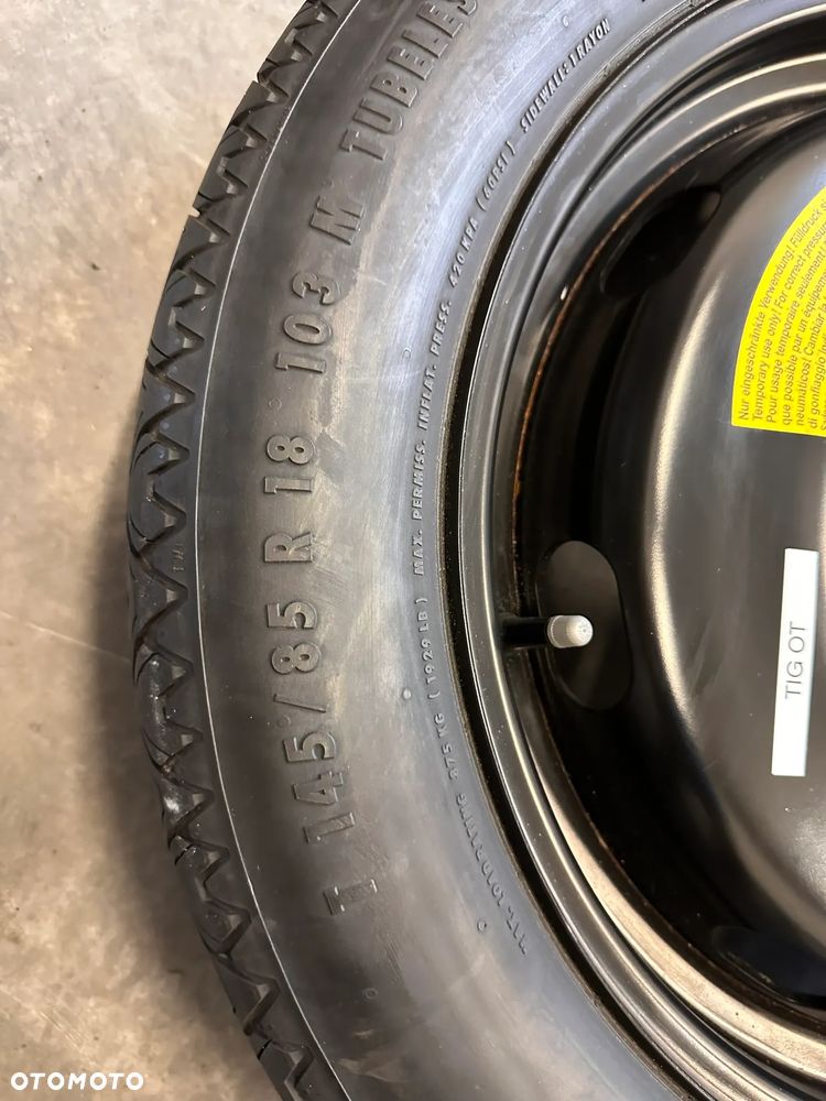 Koło dojazdowe VW Tiguan II 5NA, Seat Tarraco, Skoda Kodiaq 145/85 R18 5QF601027B 5QF601027 - 2