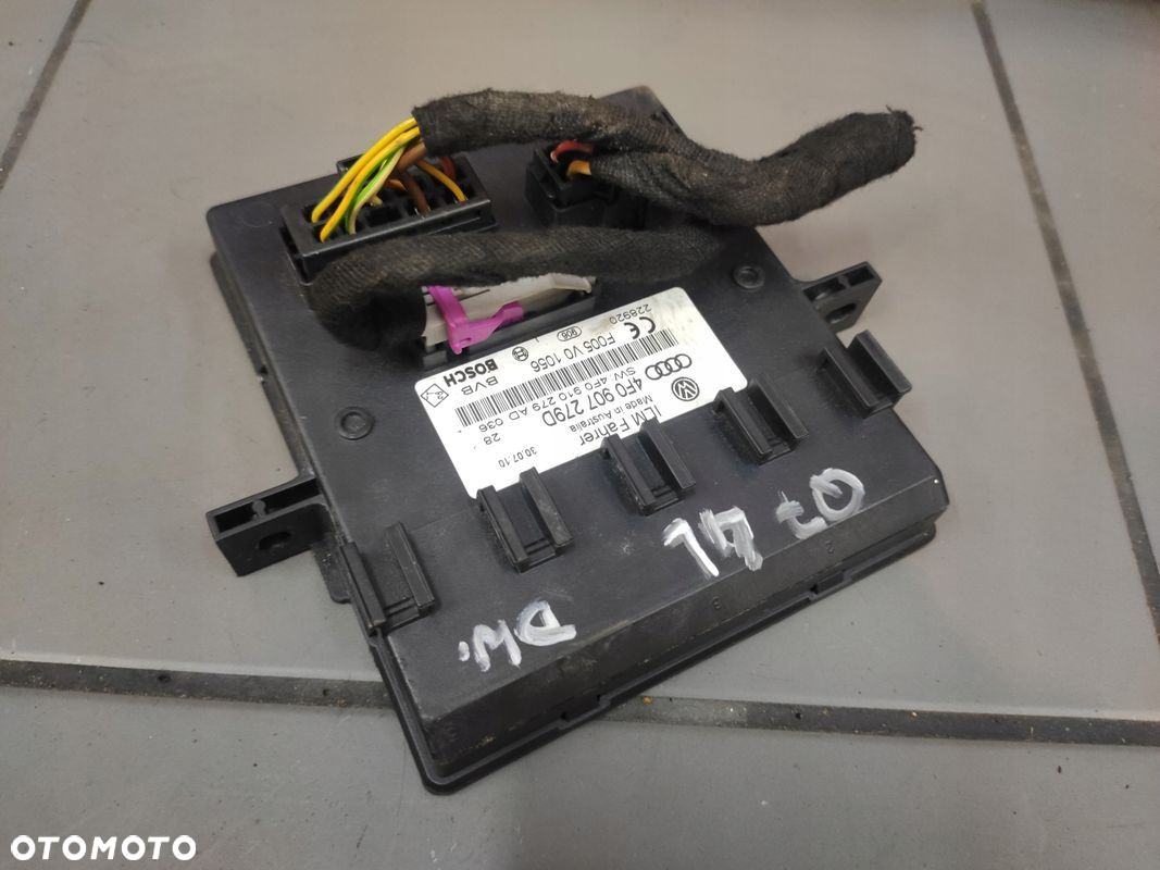 AUDI Q7 4L MODUŁ STEROWNIK ŚWIATEŁ KOMFORTU 4F0907279D ORYGINAŁ - 2