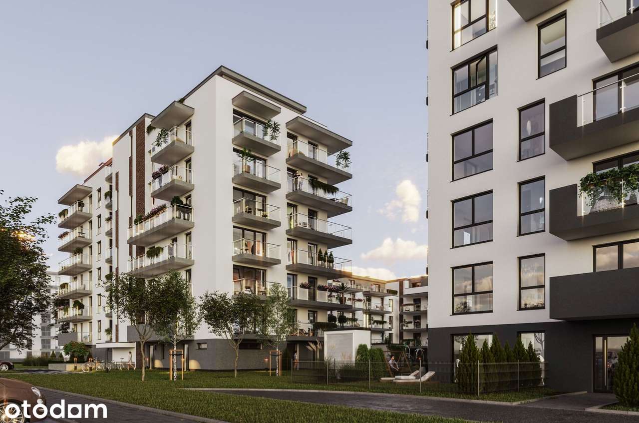 3-pokojowe mieszkanie 52m2 + balkon Bezpośrednio