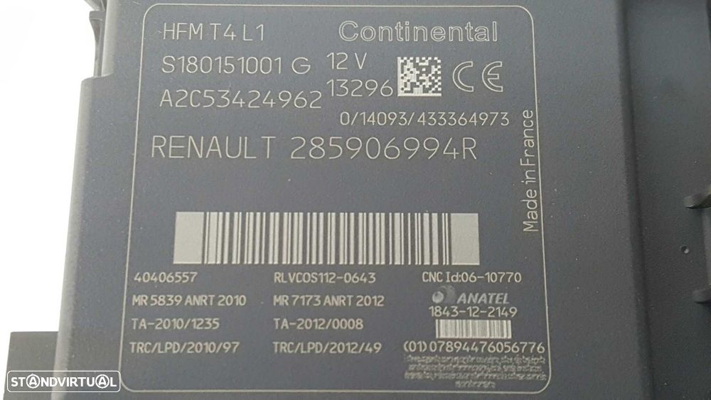 CANHÃO DE INGIÇÃO RENAULT CLIO IV DYNAMIQUE - 3