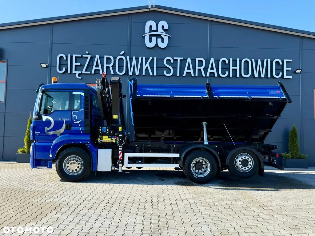 MAN MAN TGS TGX TGM TGL 26.360 Wywrotka 3S + HDS HMF 12,6 m // 4 x wysuw // 6x4 , 6x2 , kiper , wywrot kran dzwig żuraw crane Stan Perfekcyjny ! - 20