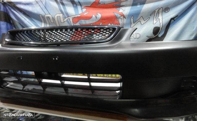 Para-choques frontal honda civic 1999-2001 2 / 3 / 4 portas em plástico ABS - 22