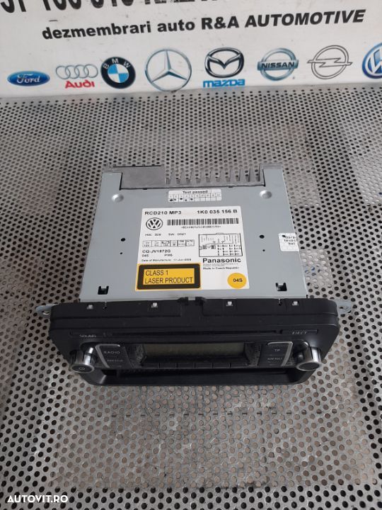 Radio Cd Mp3 Vw Golf 6 Plus Touran Caddy Etc. Dupa 2009 Aproape Nou - 4
