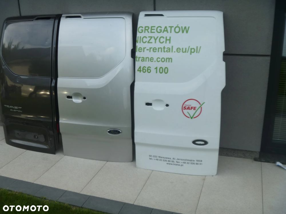 FORD TRANSIT CUSTOM DRZWI TYLNE PRAWA LEWE PEŁNE - 2
