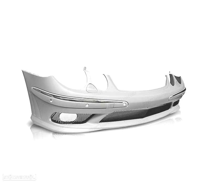 PÁRA-CHOQUES FRONTAL MERCEDES W211 02-06 PDC LOOK AMG + NEVOEIRO - 3