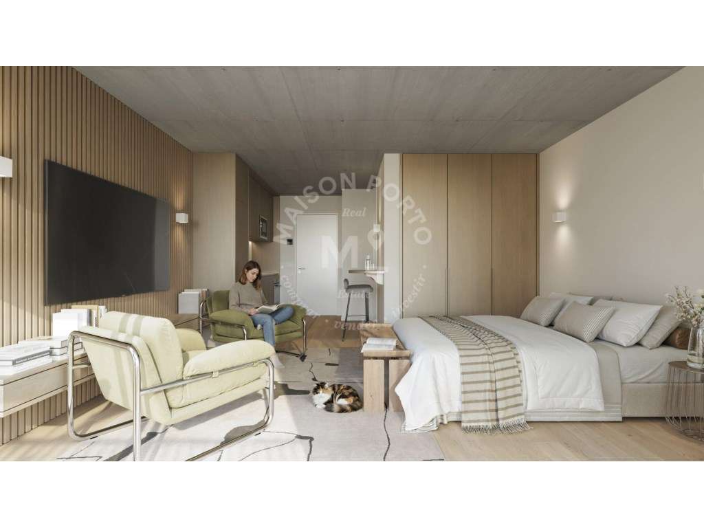 Apartamento T1 com Varanda e Lugar de Estacionamento, próximo a Ave... - Grande imagem: 5/18