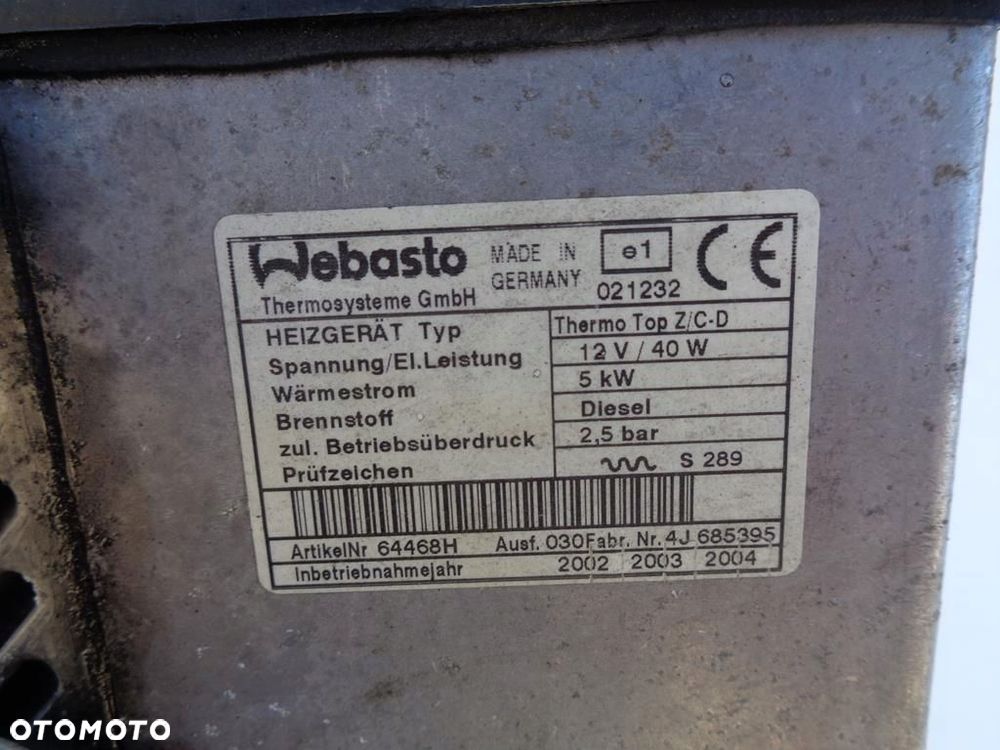 WEBASTO 64.12-8380998 BMW X5 E53 3.0 D - 2