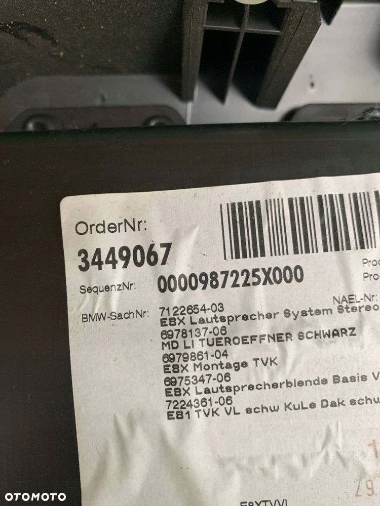 Boczki drzwi przód przedni lewy BMW 1 E81 E82 E87 copue cabrio 3449067 WWA - 9