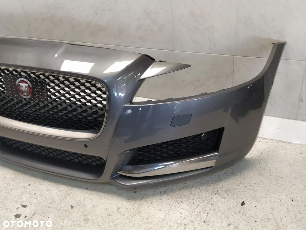 JAGUAR XF X260 ZDERZAK PRZÓD PRZEDNI KOMPLETNY 4XPDC SPRYSKIWACZE GRILL ATRAPA CHŁODNICY ZNACZEK POD RADAR WIĄZKA ORYGINAŁ - 6