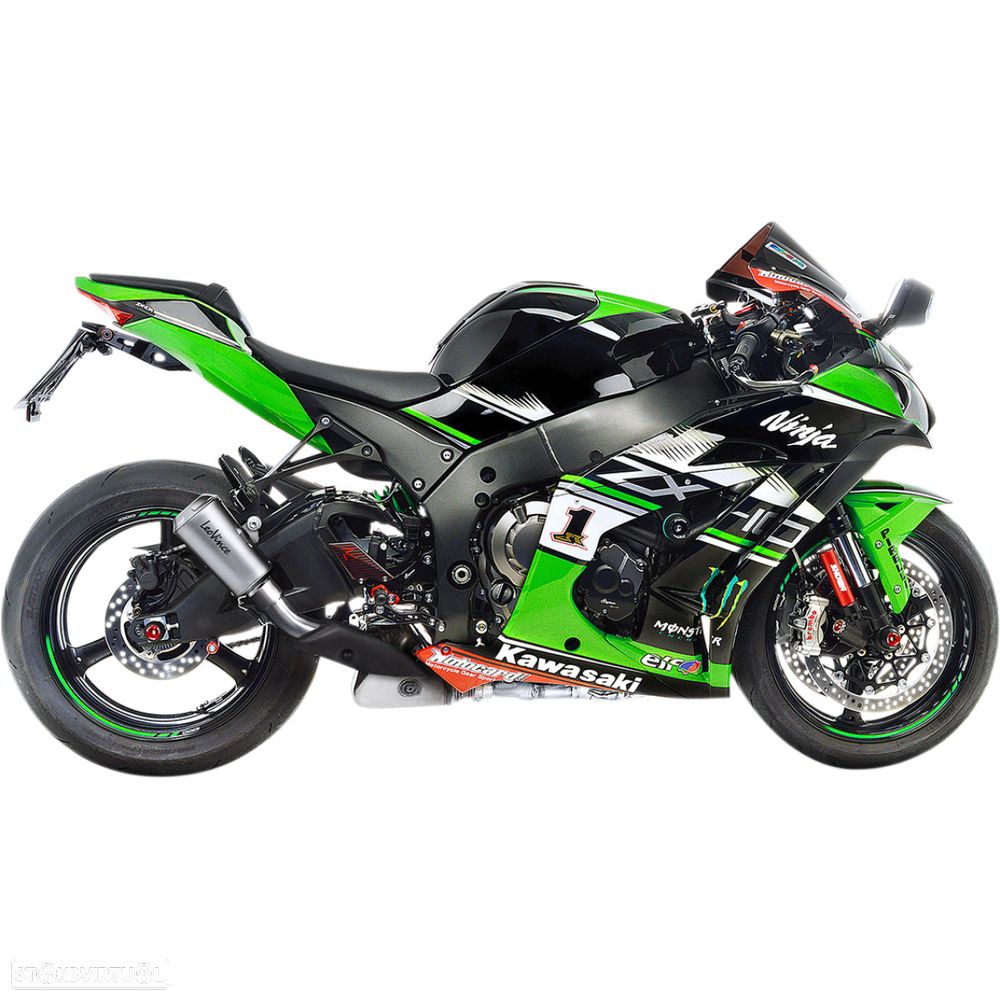 ponteira escape leovince kawasaki zx-10 r / rr 1000 ninja - 15200 - 1