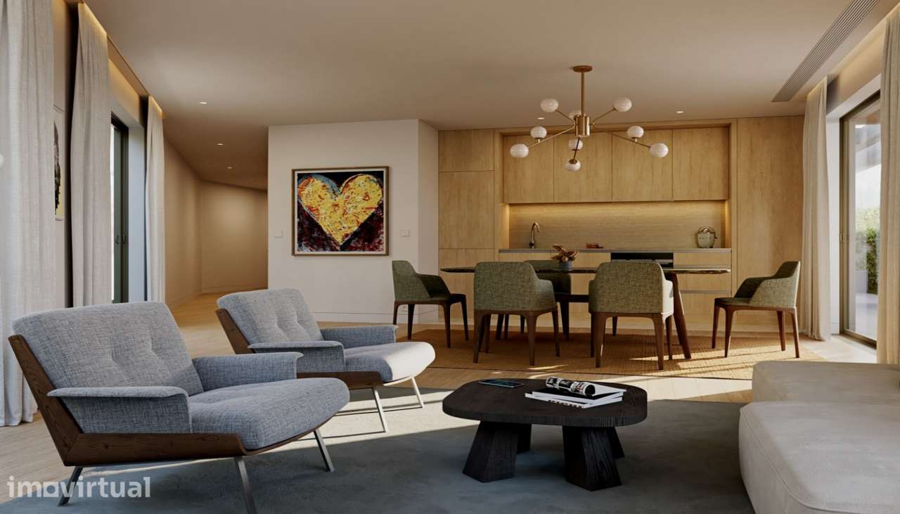 Apartamento T2 com terraço e jardim perto do mar, na Foz, Porto - Grande imagem: 4/16
