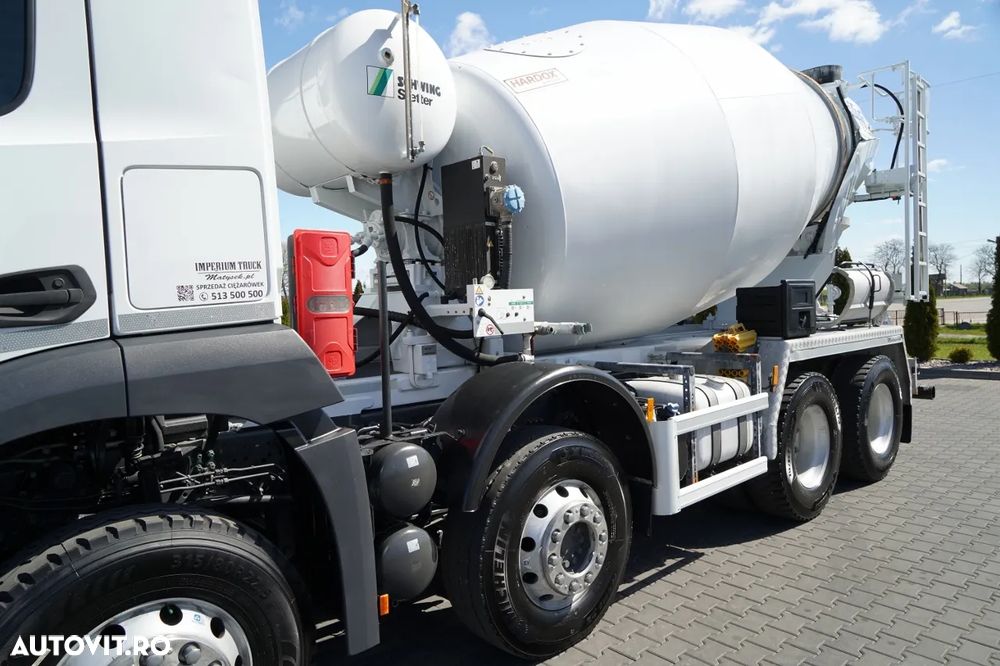 Mercedes-Benz AROCS 3240 / 9M3 BETONIERĂ / 8x4 / SCHWING STETTER / HARDOX / JANTE DIN ALIAJ / 12.2021 - 13