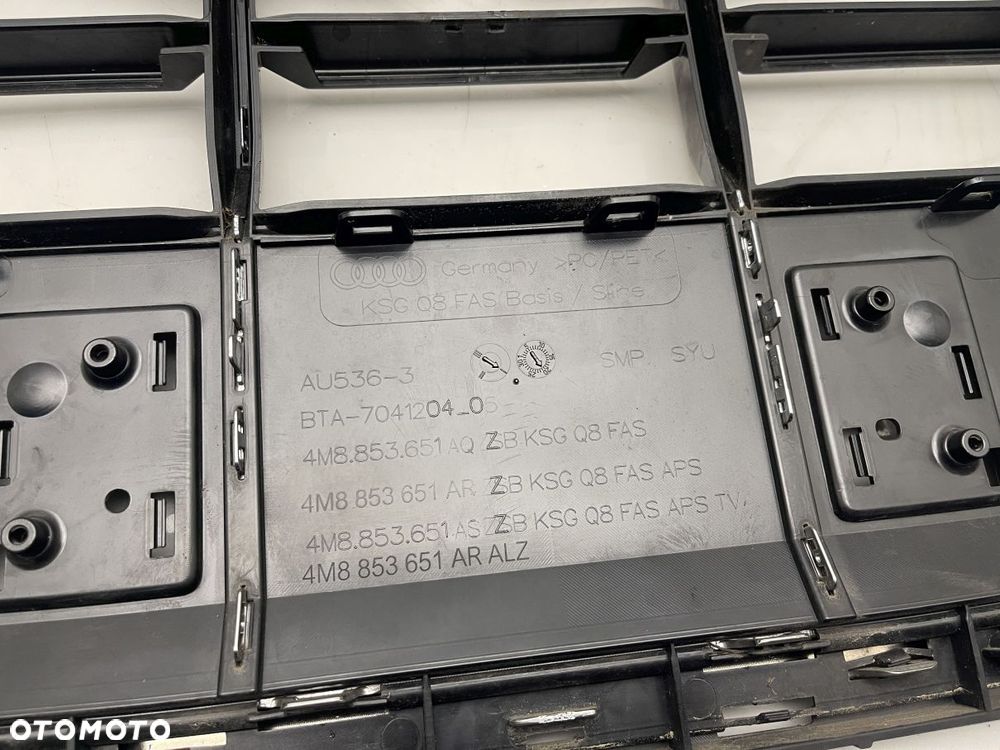 GRILL ATRAPA AUDI Q8 4M8 S LINE 4M8853651AQ - 8
