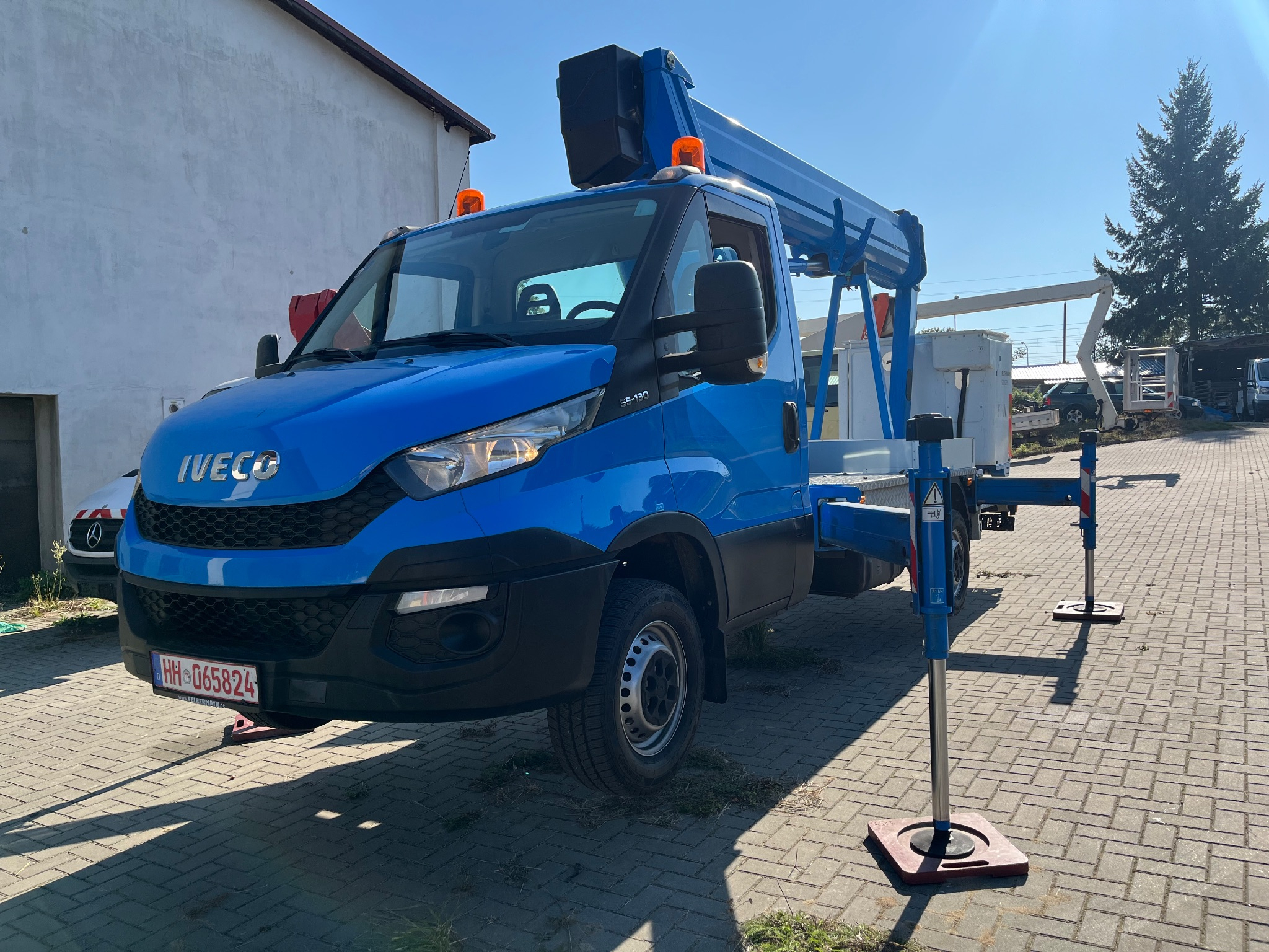 Iveco Podnośnik Koszowy Ruthmann TBR 220 Zwyżka  22 metry 16 w Bok Kosz Izolowany 230kg  1000 Volt UDT jak Wumag Gsr Multitel - 2