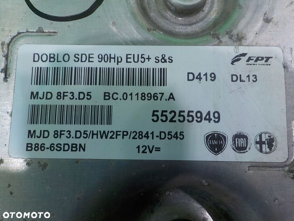 OPEL COMBO D 1.3 CDTI 14r VAN L1H1 sterownik komputer silnika 55255949 - 6