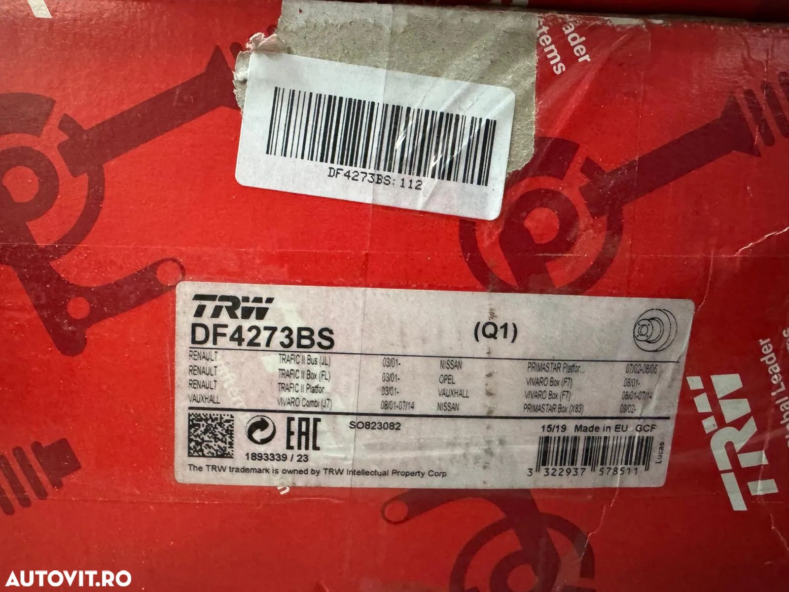 DF4273BS | Disc Frana | Opel Movano A - 1