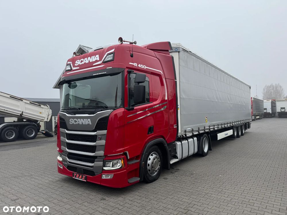 Scania ZESTAW MEGA SCANIA R450 + KRONE, KOMPLET RAZEM OD NOWOŚCI 2022 R KRAJOWY