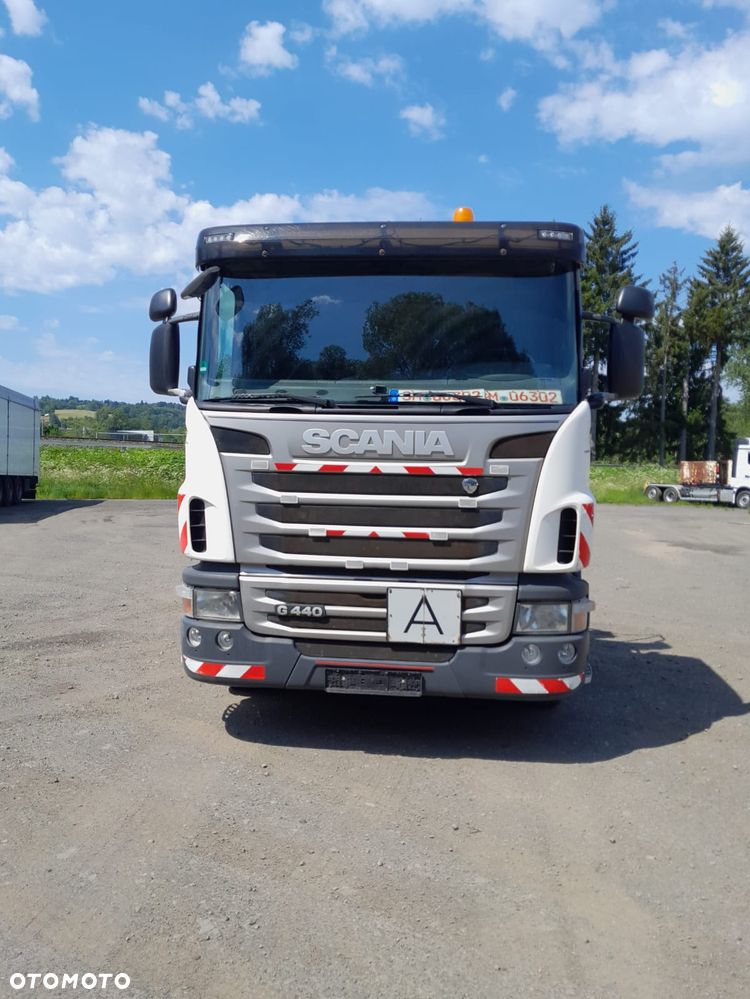 Scania G 440 6x2 HAK HAKOWIEC + HDS dzwig żuraw HIAB / RADIO + 5/6 funkcja - 3
