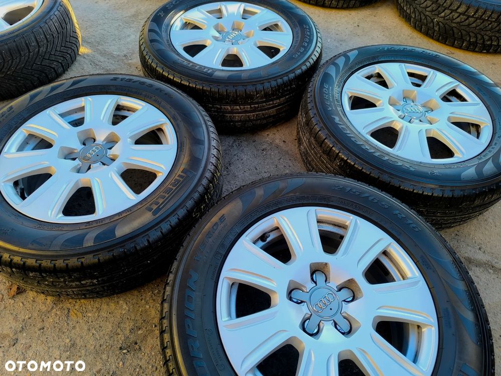 5x112 Alufelgi Felgi Aluminiowe 16 Koła Całoroczne Wielosezonowe AUDI A3 8V 8P A4 B5 B6 B7 A6 C5 C6 Q2 Q3 VW SEAT SKODA 7mm Legnica ALU-RAD 215/65 - 4