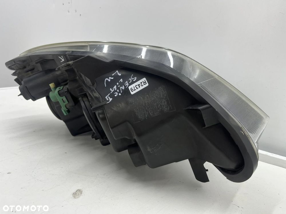 Lampa reflektor Renault Scenic 2 II Lift + Grand 06-09r. lewa przednia EU H7 soczewka lewy przód - 7