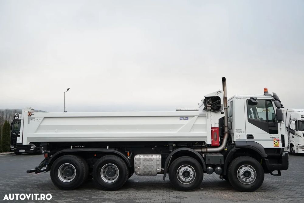 Iveco TRAKKER 450 / 8x4 / BASCULATOR / HYDRODOXY / BORDMATIC / EURO 6 / - 15