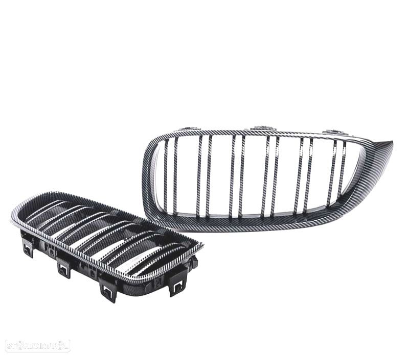 GRELHA FRONTAL BMW F32 F33 F36 CARBONO LOOK M - 2