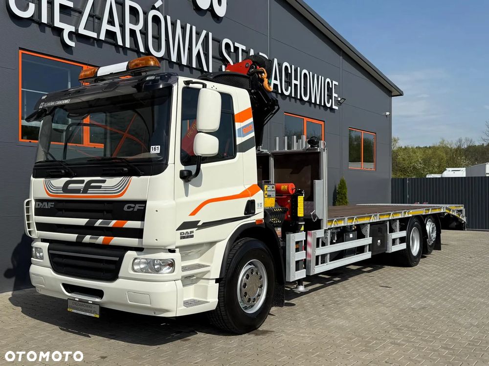 DAF DAF CF 75.310 / E5 / 6x2 / laweta + żuraw PALFINGER PK 18002 EH / platforma , pomoc drogowa , skrzynia - 4