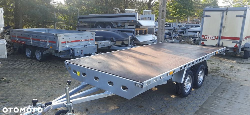 Rydwan Przyczepa platforma wym. 4x2m DMC 750kg uniwersalna przyczepa - 1