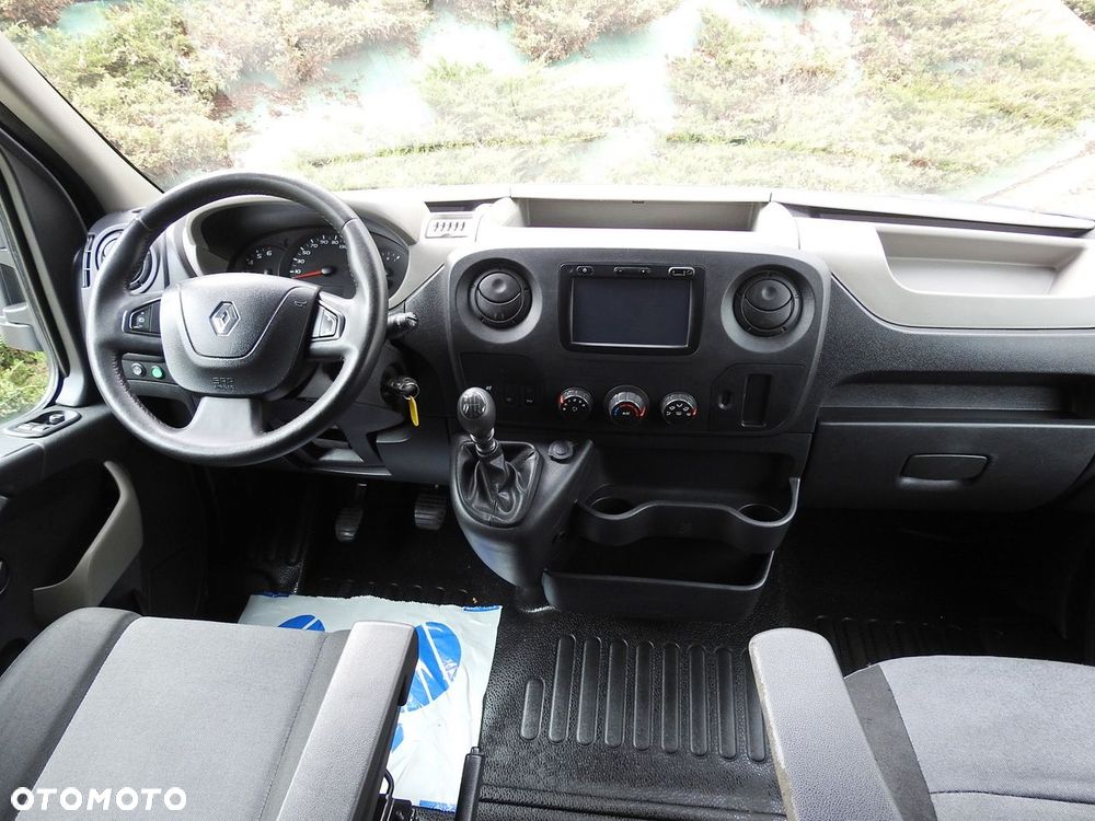 Renault MASTER PLANDEKA 8 PALET WEBASTO TEMPOMAT NAWIGACJA KLIMATYZACJA PNEUMATYKA  170KM - 30